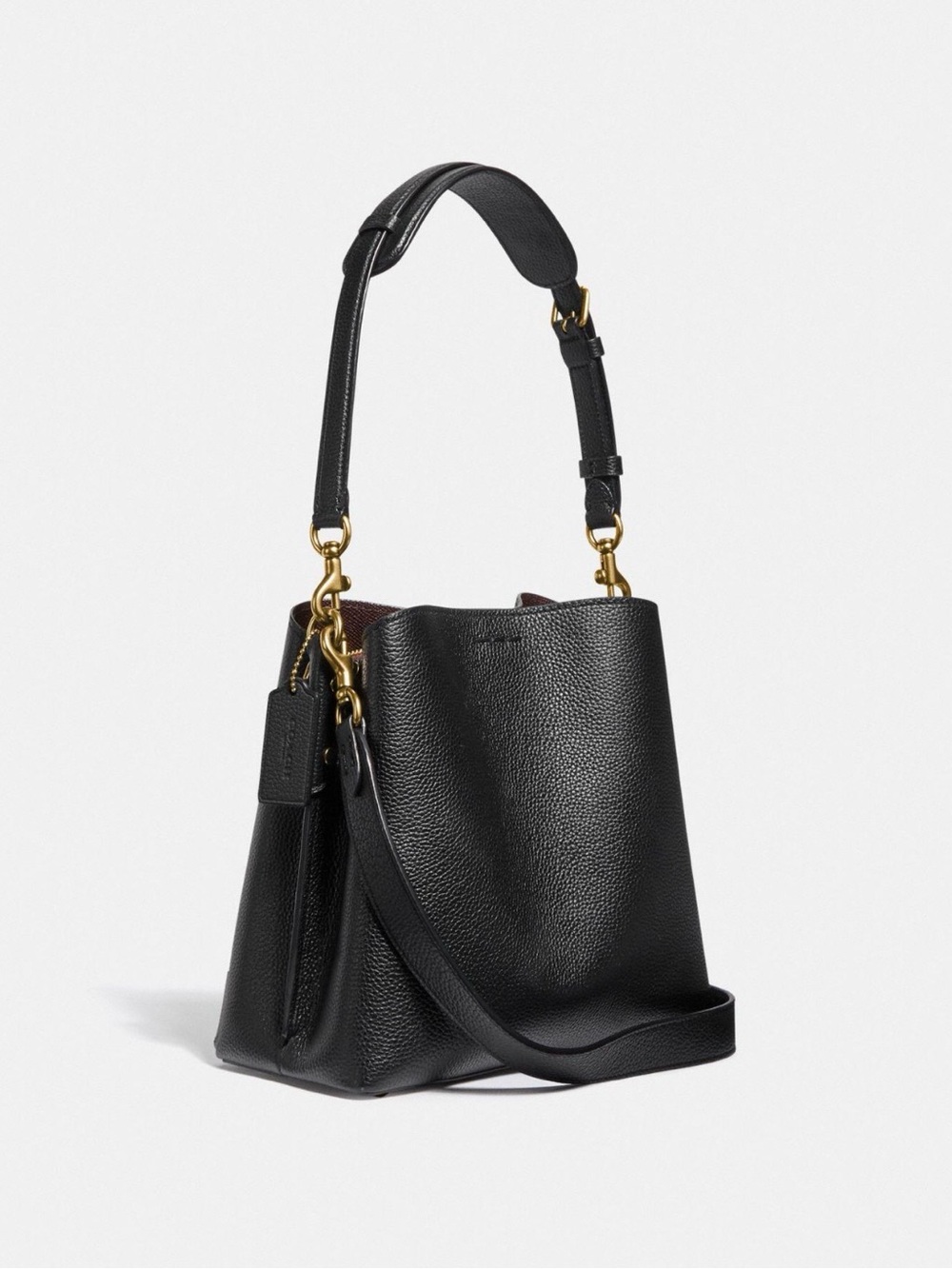 Coach Willow Bucket Bag — Black Pebbled Leather — NWT / Sealed - Picture 3 of 6